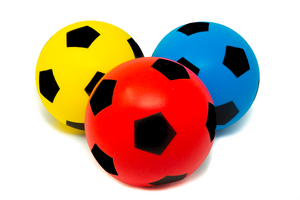 Pack of Three 17.5cm E-Deals Soft Foam Football
